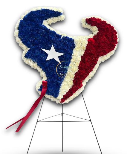 Texans Logo  Standing Spray