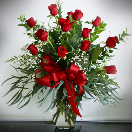 Texas Dozen 14 Red Roses