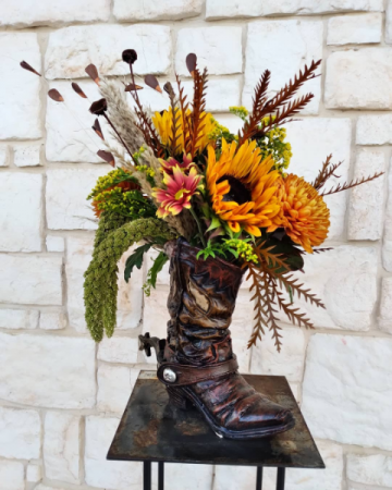 Texas Floral Special Boot Vase in Burleson, TX | Texas Floral Design Inc