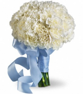 Textured Dianthus bridesmaid bouquet  