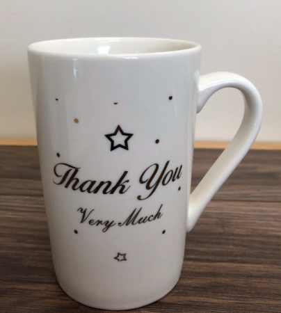 Thank you very much mug Fine bone China mug