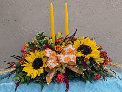 Thankful and Grateful  Family Centerpiece