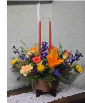 Thankful Blessings Fresh Fall Mix Centerpiece 