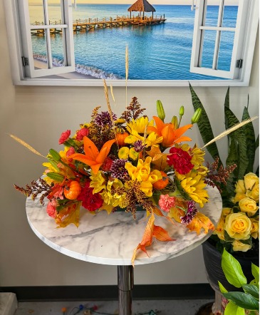 Thankful Heart Centerpiece  in Sugar Land, TX | BOUQUET FLORIST