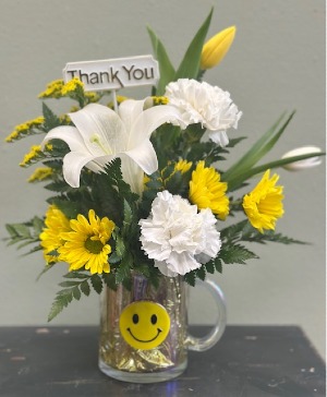 THANKFUL MUG ARRANGEMENT