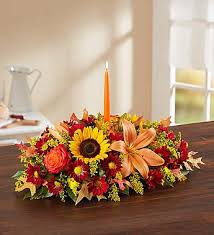 Thankful Thoughts centerpiece