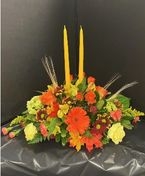 Thanksgiving Centerpiece Fresh fall flowers