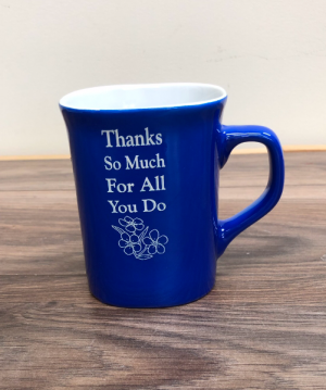 Thanks so much Engraved coffee mug