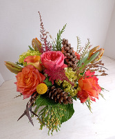 Thanksgiving Arrangement Bright and Colorful