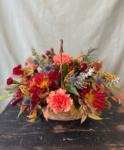 Thanksgiving Basket Centerpiece 
