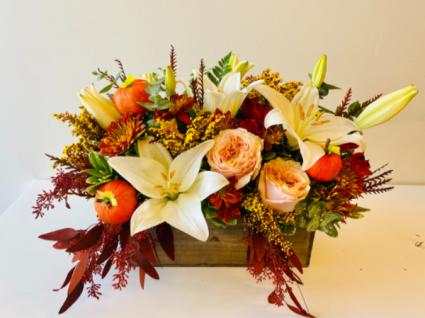Thanksgiving Centerpiece Floral Arrangement