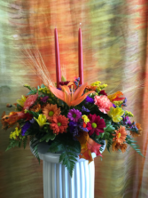 Thanksgiving Centerpiece Fresh Arrangement