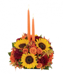 Thanksgiving Centerpiece fresh flowers