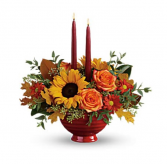Thanksgiving centrepiece  Thanksgiving container will be substituted 
