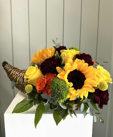 Thanksgiving Cornucopia  in Frisco, TX | PATTI ANN'S FLOWERS