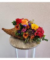 Thanksgiving Cornucopia Cornucopia Basket