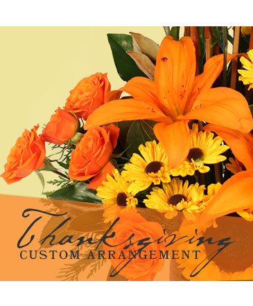 Thanksgiving Custom Arrangement  in East Templeton, MA | Valley Florist & Greenhouse