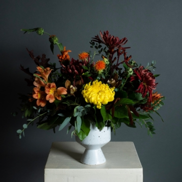 Speckled Deville Vase Designer's Choice in Calgary, AB | Al Fraches Flowers LTD