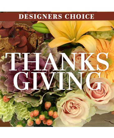 Thanksgiving Florals Custom Arrangement in Brenham, TX | Sunny Day Blossoms Design Studio