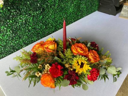 Thanksgiving Flower Centerpiece Thanksgiving Arrangement