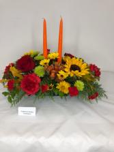 Thanksgiving Holiday Center Piece Floral Arrangement