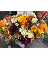 Thanksgiving low and lush Mixed Arrangement