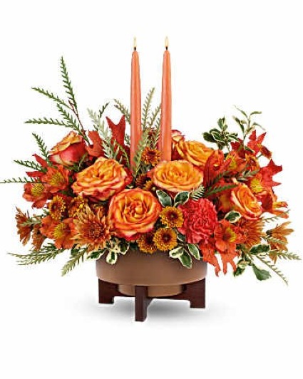 Thanksgiving Romance Holiday Center Piece