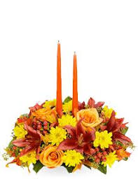 Thanksgiving Together 2 Candle Centerpiece