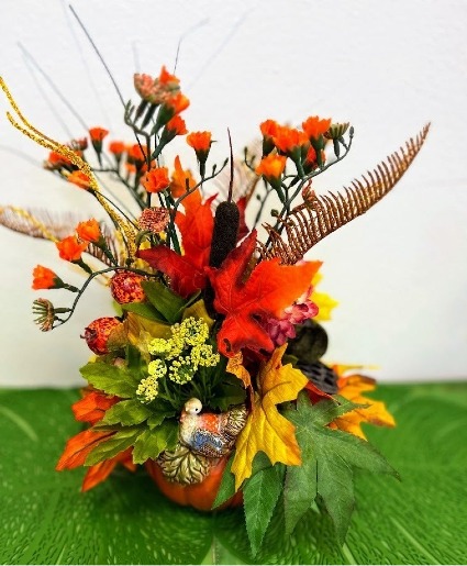 Thanksgiving Turkey Silk Arrangement