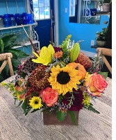 Thanksgiving Wood Box  Centerpiece 