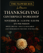 Thanksgiving Workshop Class Thanksgiving Centerpiece in Chicopee, Massachusetts | A CUT ABOVE FLORIST