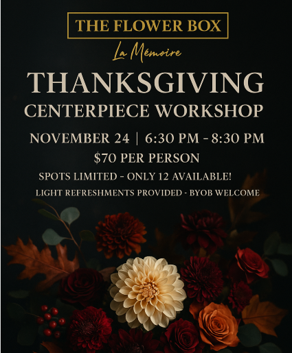 Thanksgiving Workshop Class Thanksgiving Centerpiece