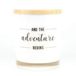 The Adventure Begins Candle 
