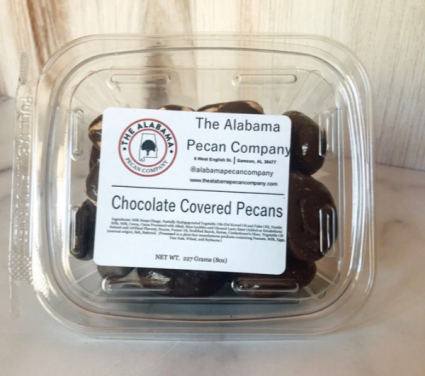 The Alabama Pecan Company Chocolate Covered Pecans 8oz