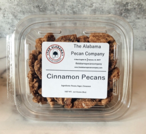 The Alabama Pecan Company  Cinnamon pecans 8oz
