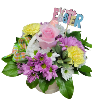 The Basket Hop Flower arrangement 