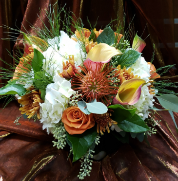 The Beauty of Fall Centerpiece in Port Huron, MI | CHRISTOPHER'S FLOWERS
