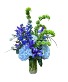The Blue Ocean Bouquet Vase arrangement