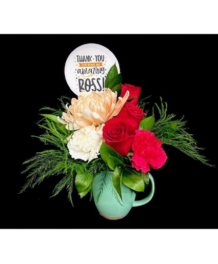 The Boss's Mug Mix Floral