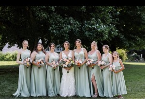 The Bridal Party Bridesmaids bouquets