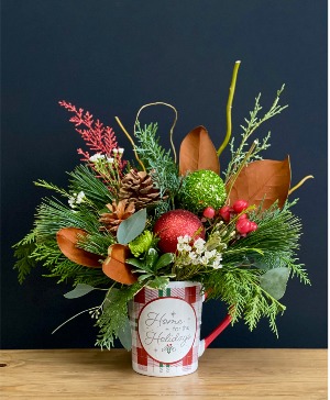 The Christmas "Joe" Mug Arrangement