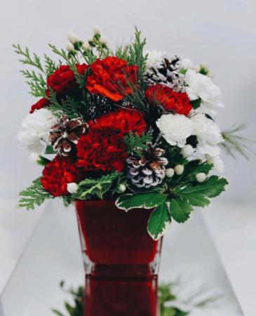 The Christmas Spirit Bouquet Christmas  in Wood Dale, IL | Earthly Petals Floral And Event Design