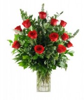 The Classic 1 Dz Roses Vase