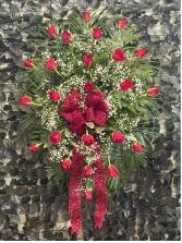The Classic Red Roses Stand Standing Spray