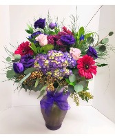 Purple Passion Vase Arrangement