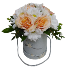 The Coral Roses Hatbox Flowers