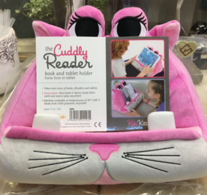 The Cuddly Reader Pink  Gift Item 