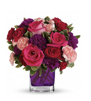 The Cute Little Purple Floral Arrangement