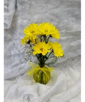 The Daisy Empress Vase Yellow