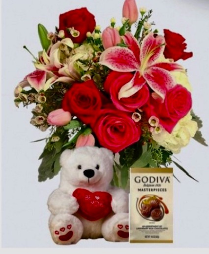 THE DAY DREAM PACKAGE VALENTINE'S DAY BOUQUET
